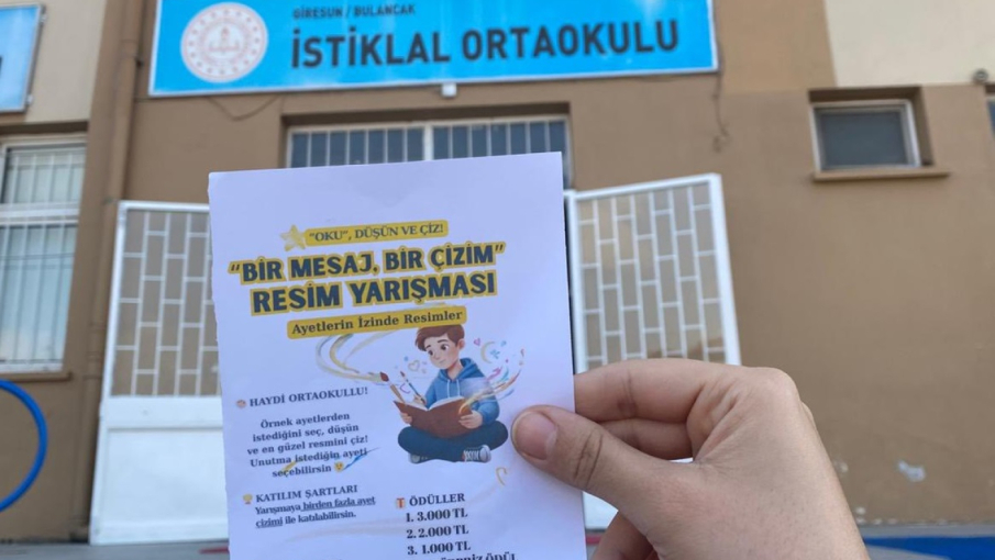 TÜGVA Bulancak'tan "Bir Duruş Bir Mesaj Resim Yarışması"!